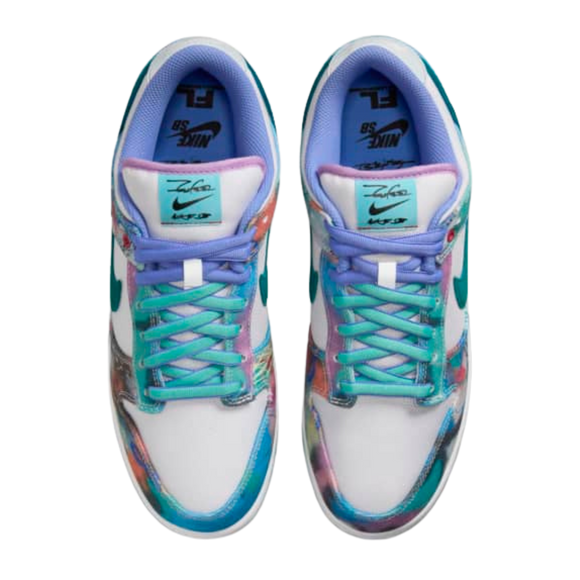 Nike SB x Futura Dunk Low 'Bleached Aqua' - SneakerMood 