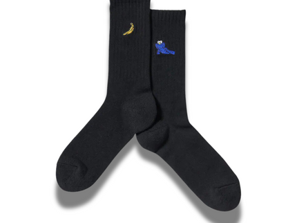 KAWS x Warhol Uniqlo Socks Black