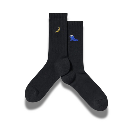 KAWS x Warhol Uniqlo Socks Black