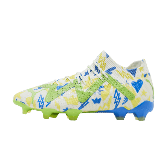 Puma Future Ultimate FG/AG Neymar Jr. Instituto Pack 107610-01 SneakerMood Side view, toe pointing left