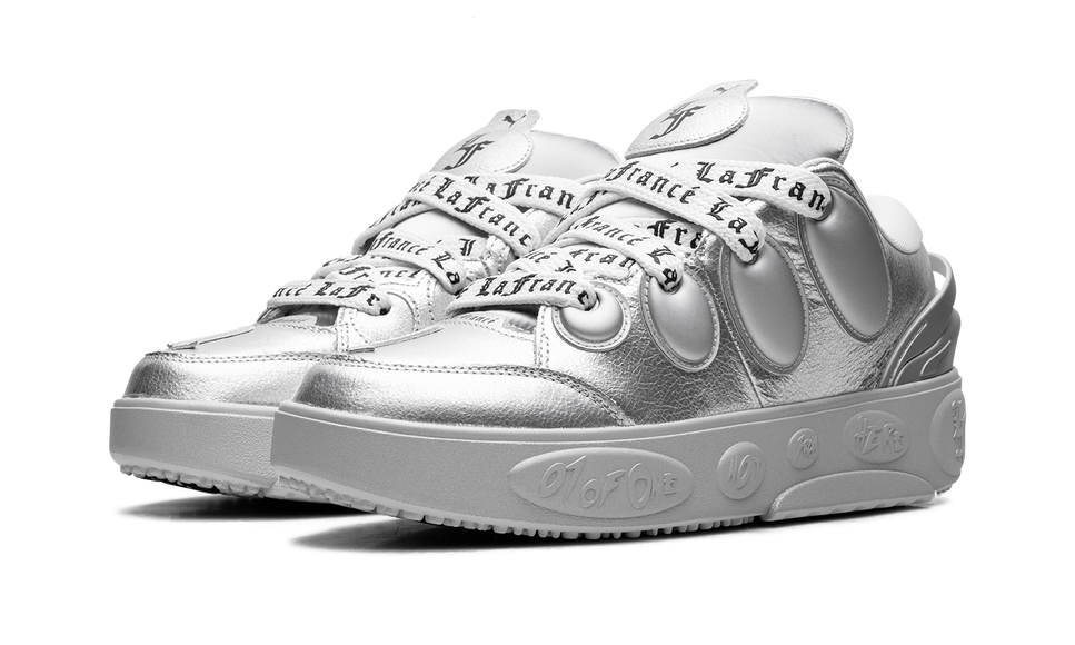 Puma LaMelo Ball LaFrancé Amour Chrome Silver 311334-01 SneakerMood Pair, front three-quarter view