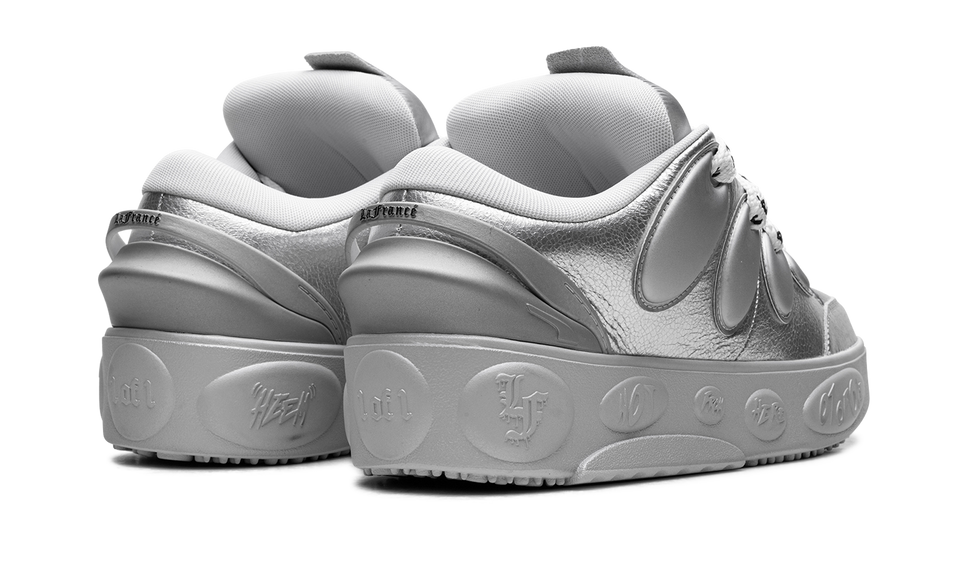 Puma LaMelo Ball LaFrancé Amour Chrome Silver 311334-01 SneakerMood Pair, rear three-quarter view