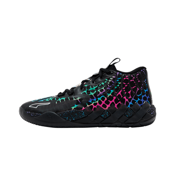 Puma LaMelo Ball MB.01 Teenage Mutant Ninja Turtles Baxter Stockman 311580-01 SneakerMood Side view, toe pointing left