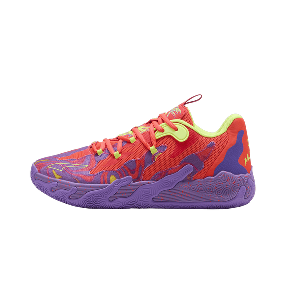 Puma LaMelo Ball MB.03 Lo Lava 310847-01 SneakerMood Side view, toe pointing left