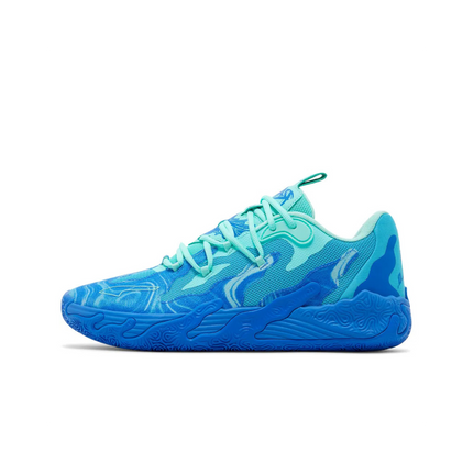 Puma LaMelo Ball MB.03 Lo Team Hyperlink Blue 310519-01 SneakerMood Side view, toe pointing left