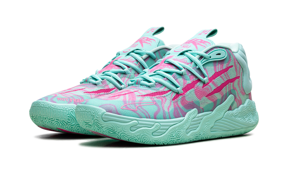 Puma LaMelo Ball MB.03 Miami 310511-01 SneakerMood Pair, front three-quarter view