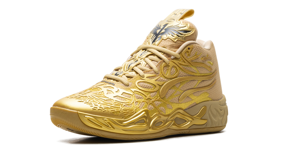 Puma LaMelo Ball MB.04 Golden Child 311306-01 SneakerMood Front three-quarter view