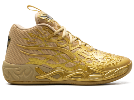 Puma LaMelo Ball MB.04 Golden Child 311306-01 SneakerMood Side view, toe pointing right