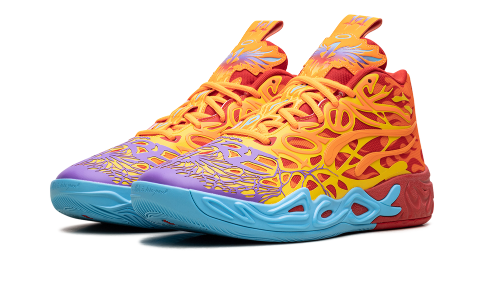 Puma LaMelo Ball MB.04 Phoenix 311308-01 SneakerMood Pair, front three-quarter view