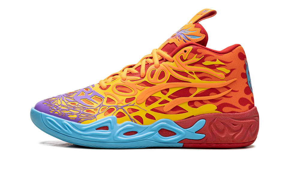 Puma LaMelo Ball MB.04 Phoenix 311308-01 SneakerMood Side view, toe pointing left