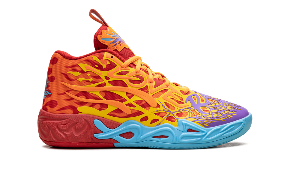 Puma LaMelo Ball MB.04 Phoenix 311308-01 SneakerMood Side view, toe pointing right