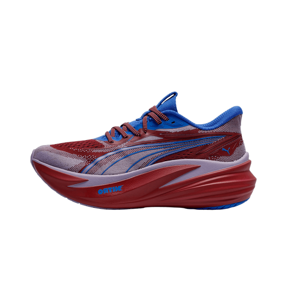 Puma MagMax Nitro 2 Ruby Shimmer Royal Sapphire 312125-14 SneakerMood Side view, toe pointing left