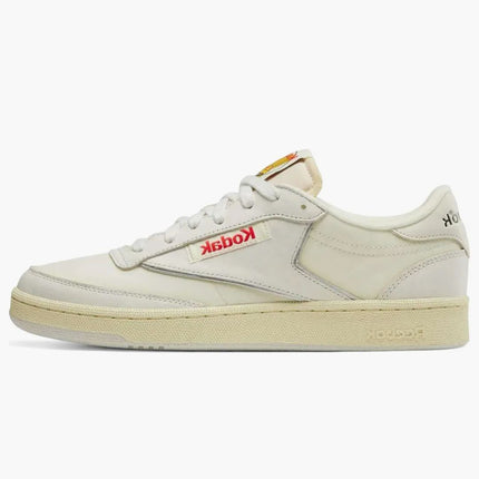 Reebok Club C 85 Kodak Chalk Cream 100228863 SneakerMood Side view, toe pointing left