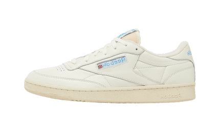 Reebok Club C 85 Vintage Chalk Essential Blue GX3680 SneakerMood Side view, toe pointing left