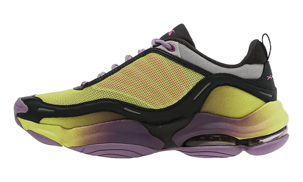 Reebok DMX Series 3000 Citrus Black 100244454 SneakerMood Side view, toe pointing left