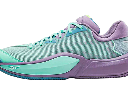 Reebok Engine A 26 Atomic Aqua Dream Purple 100256185 SneakerMood Side view, toe pointing left