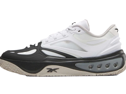 Reebok Engine A White Black 100230671 SneakerMood Side view, toe pointing left