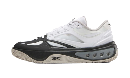 Reebok Engine A White Black 100230671 SneakerMood Side view, toe pointing left