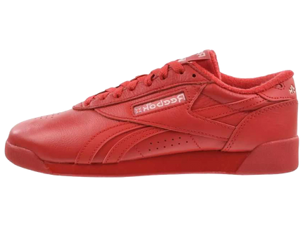 Reebok Freestyle Lo Vector Red 100256057 SneakerMood Side view, toe pointing left