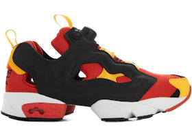 Reebok Instapump Fury 94 Red Black Gold 100245175 SneakerMood Side view, toe pointing right