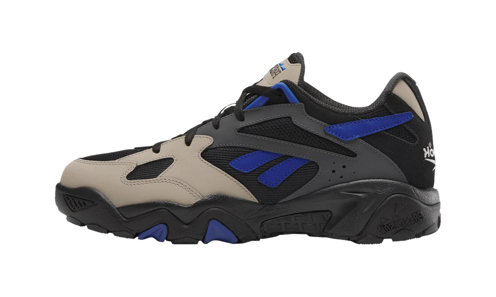Reebok Preseason 94 Ash Grey Blue 100208440 SneakerMood Side view, toe pointing left