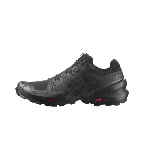 Salomon Speedcross 6 Black Phantom L41737900 SneakerMood Side view, toe pointing left