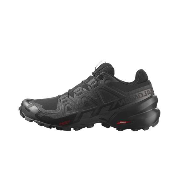Salomon Speedcross 6 Black Phantom (Women's) L41742800 SneakerMood Side view, toe pointing left