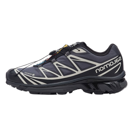 Salomon XT-6 Gore-Tex Black Lunar Rock L41663500 SneakerMood Side view, toe pointing left