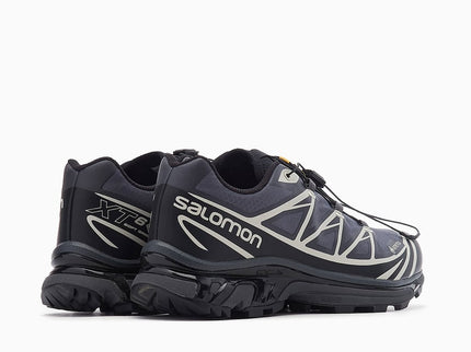 Salomon XT-6 Gore-Tex Black Lunar Rock L41663500 SneakerMood Pair, rear three-quarter view