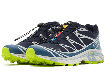 Salomon XT-6 Gore-Tex Night Sky China Blue L41741100 SneakerMood Pair, front three-quarter view