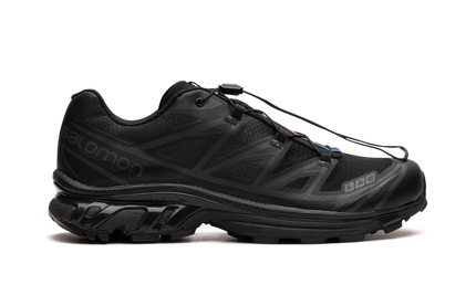 Salomon XT-6 Triple Black L41086600 SneakerMood Side view, toe pointing right