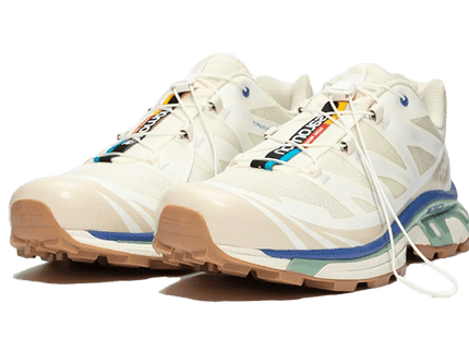 Salomon XT-6 Vanilla Ice Granite Green Gum L41709800 SneakerMood Pair, front three-quarter view