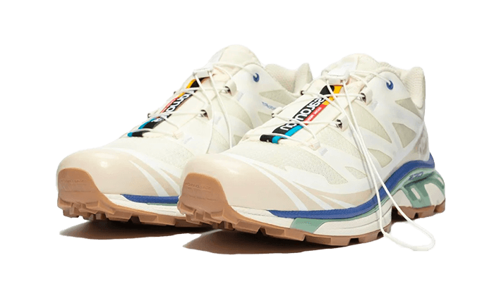 Salomon XT-6 Vanilla Ice Granite Green Gum L41709800 SneakerMood Pair, front three-quarter view