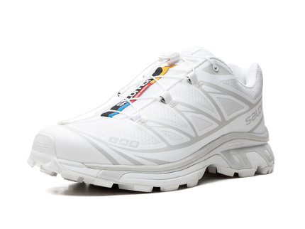 Salomon XT-6 White Lunar Rock L41252900 SneakerMood Front three-quarter view