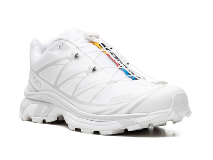 Salomon XT-6 White Lunar Rock L41252900 SneakerMood Front three-quarter view