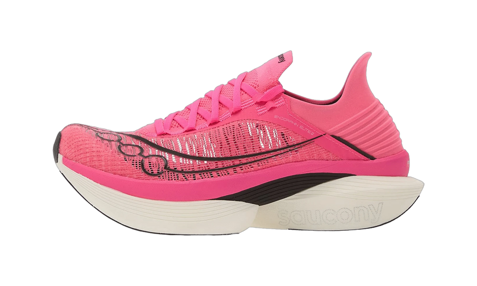 Saucony Endorphin Elite 2 Shock Black S30994-98 SneakerMood Side view, toe pointing left