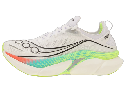 Saucony Endorphin Elite 3 White Multi S100981-1021 SneakerMood Side view, toe pointing left