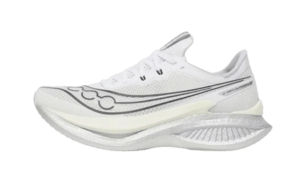 Saucony Endorphin Pro 5 White Black S21064-101 SneakerMood Side view, toe pointing left