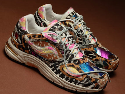 Saucony Grid Jazz 9 Westside Gunn Awesome Gods S71047-5 SneakerMood Pair, styled view from above