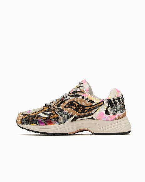 Saucony Grid Jazz 9 Westside Gunn Awesome Gods S71047-5 SneakerMood Side view, toe pointing left