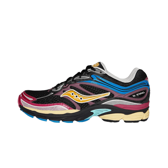 Saucony ProGrid Omni 9 Black Multi S70739-65 SneakerMood Side view, toe pointing left