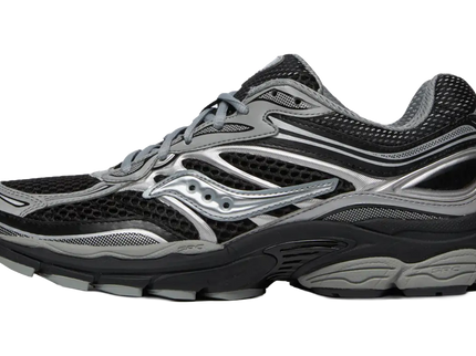 Saucony ProGrid Omni 9 Black Silver Grey S70739-13 SneakerMood Side view, toe pointing left