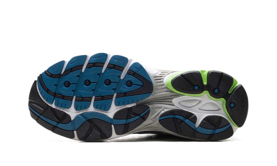 Saucony ProGrid Omni 9 Blue Lime S70739-29 SneakerMood Outsole view