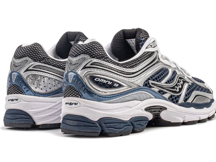 Saucony ProGrid Omni 9 Deep Navy S70739-41 SneakerMood Pair, rear three-quarter view