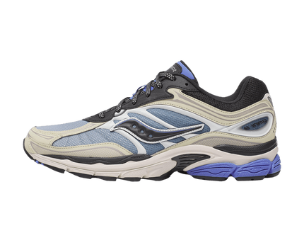 Saucony ProGrid Omni 9 Fade Pack Blue S70933-1 SneakerMood Side view, toe pointing left