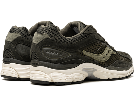 Saucony ProGrid Omni 9 Forest Green S70740-6 SneakerMood Pair, rear three-quarter view
