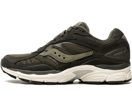 Saucony ProGrid Omni 9 Forest Green S70740-6 SneakerMood Side view, toe pointing left