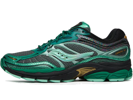 Saucony ProGrid Omni 9 Glowaconstrictor Green S70934-2 SneakerMood Side view, toe pointing left