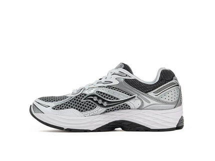 Saucony ProGrid Omni 9 Grey Silver Black S70739-42 SneakerMood Side view, toe pointing left