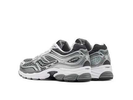 Saucony ProGrid Omni 9 Grey Silver Black S70739-42 SneakerMood Pair, rear three-quarter view